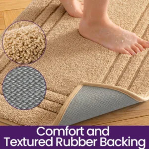 bathroom floor mat