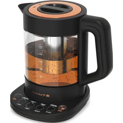 electric kettle with infuser