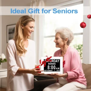 digital day clock for seniors