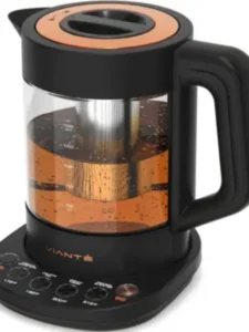 electric kettle with infuser