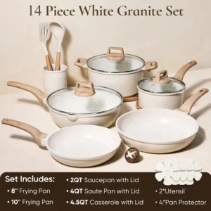 Best Nonstick Cookware Set for Seniors – Lightweight & Easy utensil in kitchen